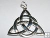 Triquetra símbolo de las embrujadas colgante de plata