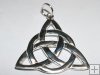 Triquetra smbolo de las embrujadas colgante de plata